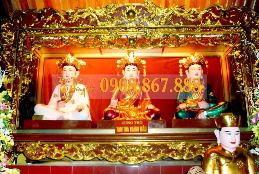 Mẫu tượng tam tòa thánh mẫu 05