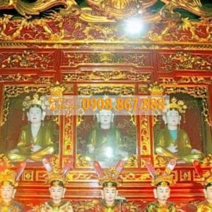 Bộ tượng tam tòa thánh mẫu 06