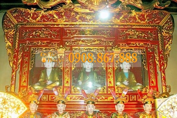 Bộ tượng tam tòa thánh mẫu 06