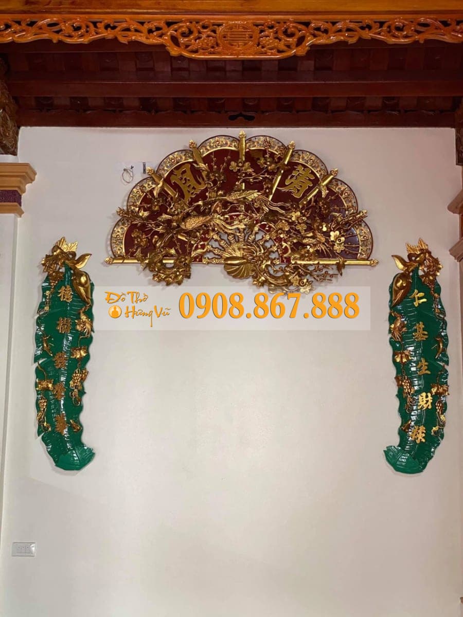 Mẫu Quạt Tranh Phong Thủy