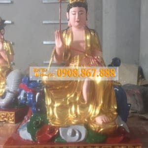 Tượng văn thù và phổ hiền bồ tát 03 Tượng văn thù và phổ hiền bồ tát 03