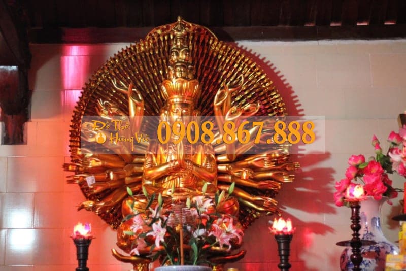Tượng Phật Bà Quan Âm Thiên Thủ Thiên Nhãn