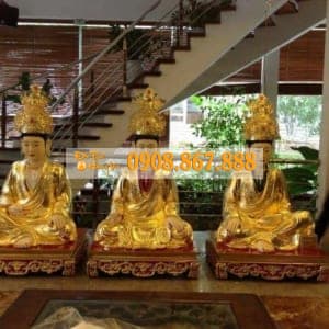 Bộ tượng tam tòa thánh mẫu 08 Bộ tượng tam tòa thánh mẫu 08