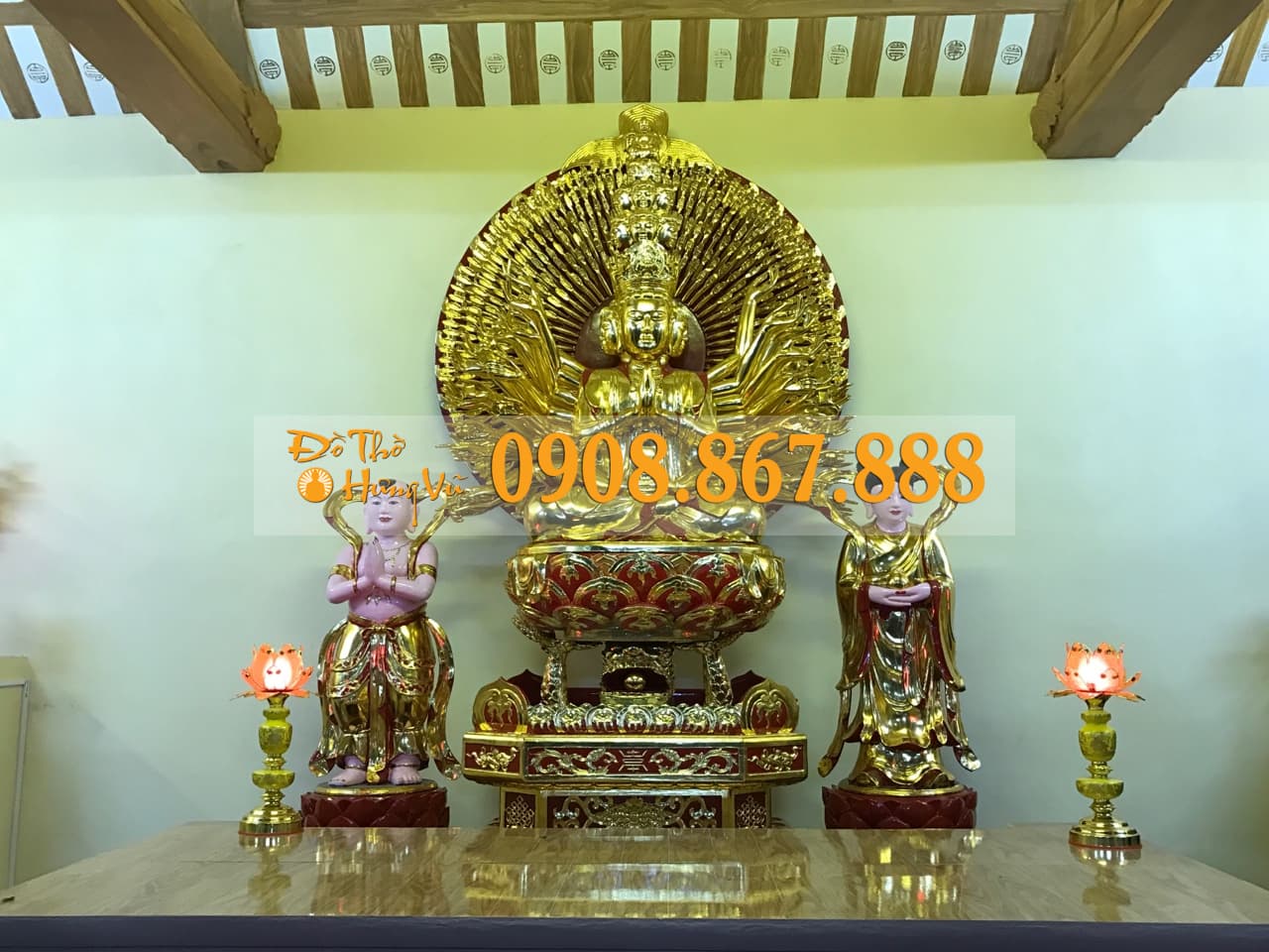 Tượng Phật Bà Quan Âm Thiên Thủ Thiên Nhãn 02