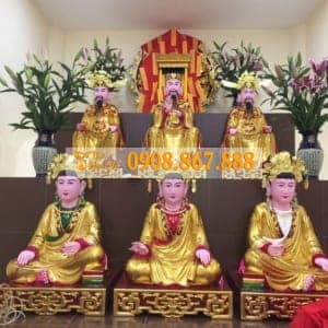 Bộ tượng tam tòa thánh mẫu 07 Bộ tượng tam tòa thánh mẫu 07