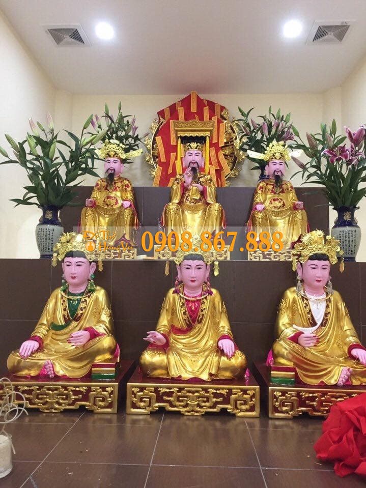Bộ tượng tam tòa thánh mẫu 07 Bộ tượng tam tòa thánh mẫu 07