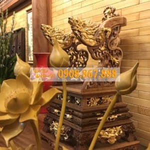 Ngai Thờ Bằng Gỗ Gụ 001 Ngai Thờ Bằng Gỗ Gụ 001