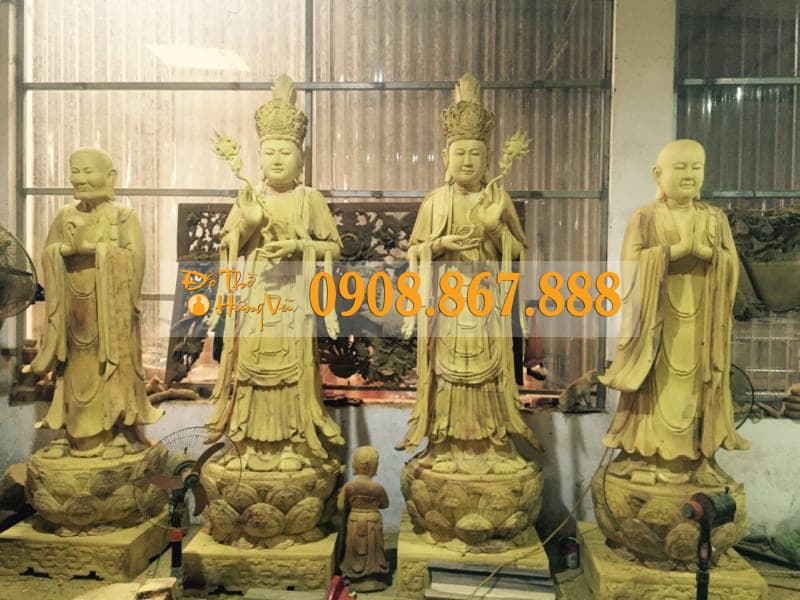 Mẫu Tượng Phật Đẹp gỗ mít