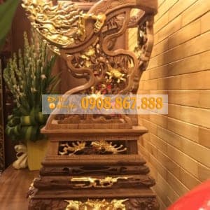 Ngai Thờ Bằng Gỗ Gụ 001 Ngai Thờ Bằng Gỗ Gụ 001