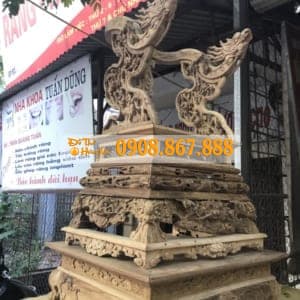 Ngai Thờ Bằng Gỗ Gụ 001 Ngai Thờ Bằng Gỗ Gụ 001