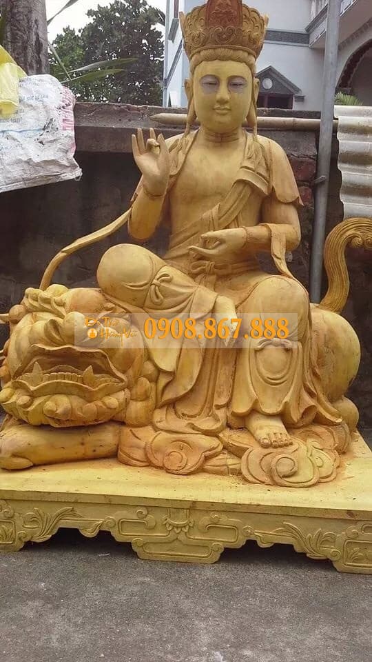 Tượng Văn Thù và Phổ Hiền Bồ Tát 04 Tượng Văn Thù và Phổ Hiền Bồ Tát 04