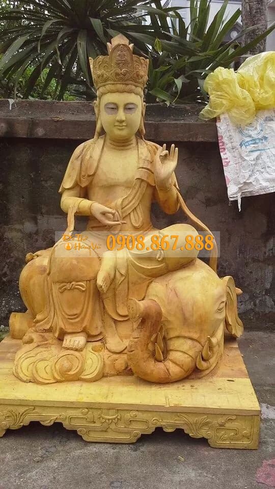 Tượng Văn Thù và Phổ Hiền Bồ Tát 04 Tượng Văn Thù và Phổ Hiền Bồ Tát 04