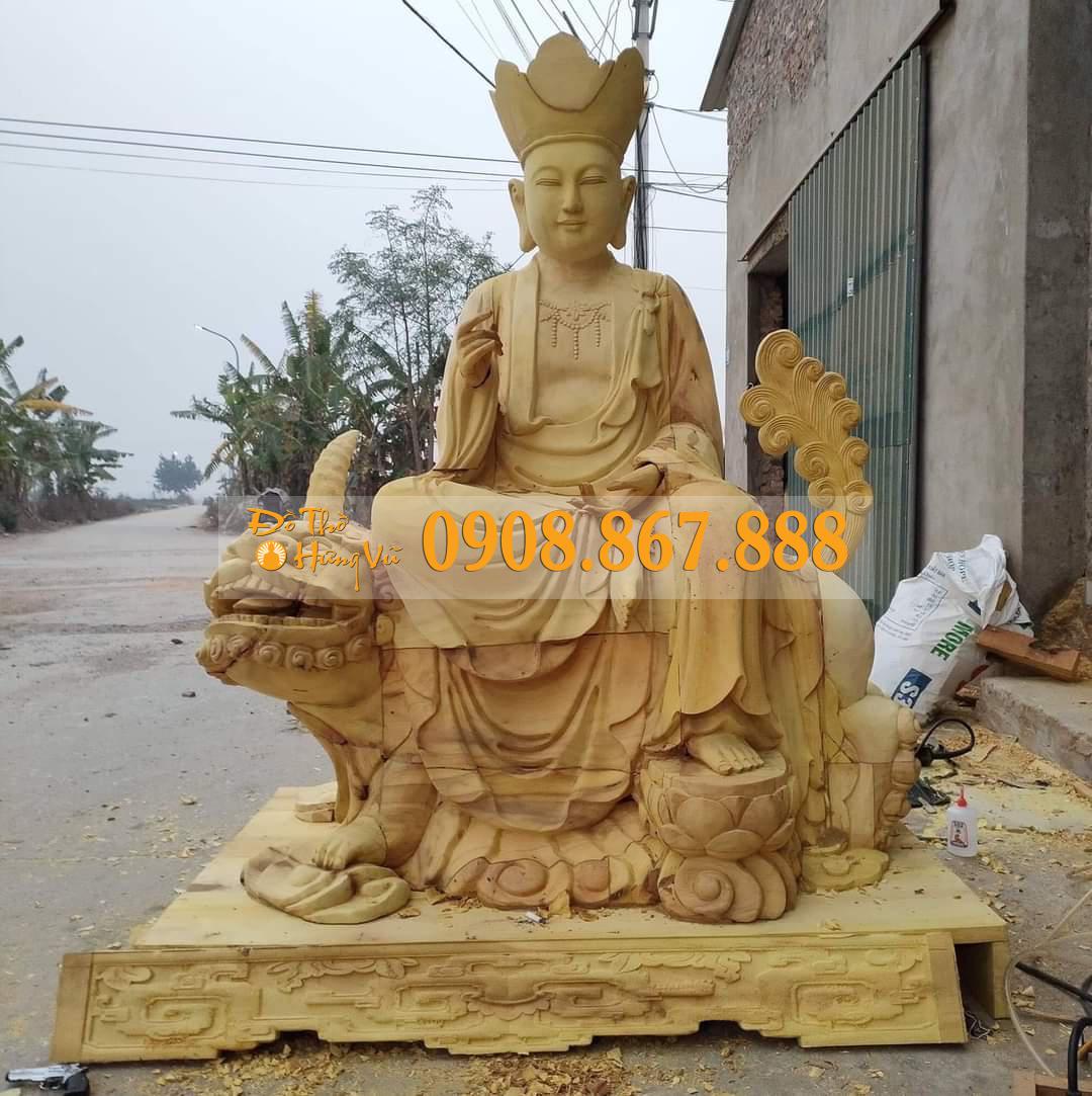 Tượng Văn Thù và Phổ Hiền Bồ Tát 05 Tượng Văn Thù và Phổ Hiền Bồ Tát 05