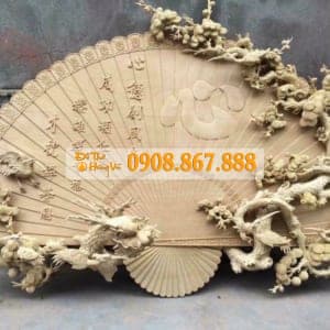 Quạt gỗ treo tường