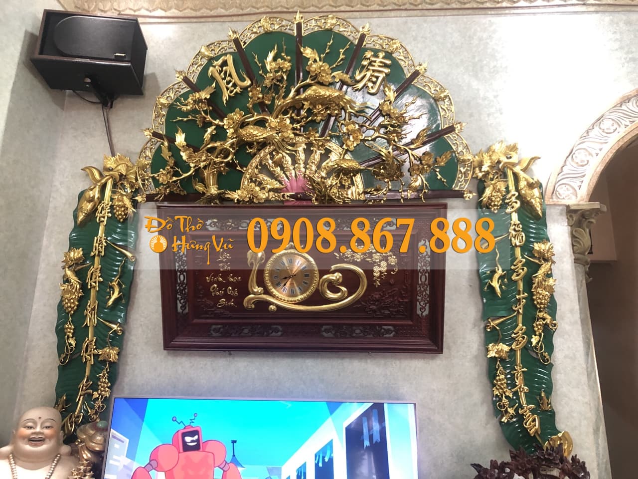 Quạt gỗ treo tường