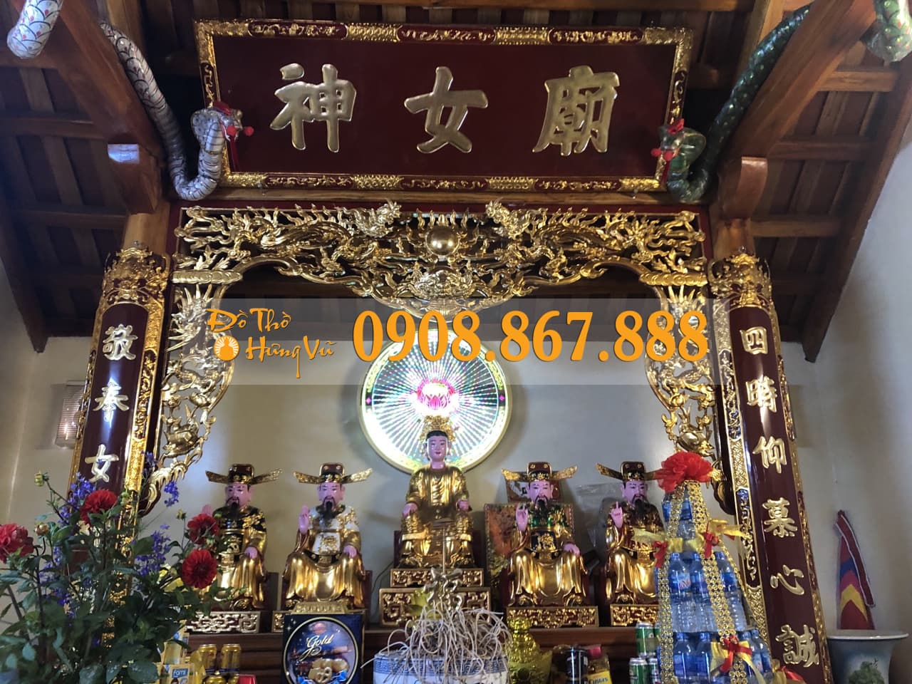 Cửa võng tứ linh hóa