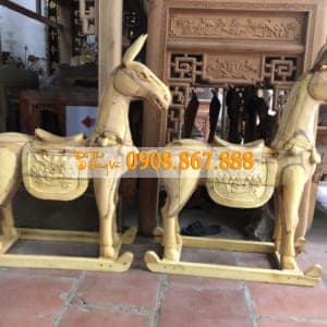 Ngựa Mộc Gỗ Mít NM-01 Ngựa Mộc Gỗ Mít NM-01