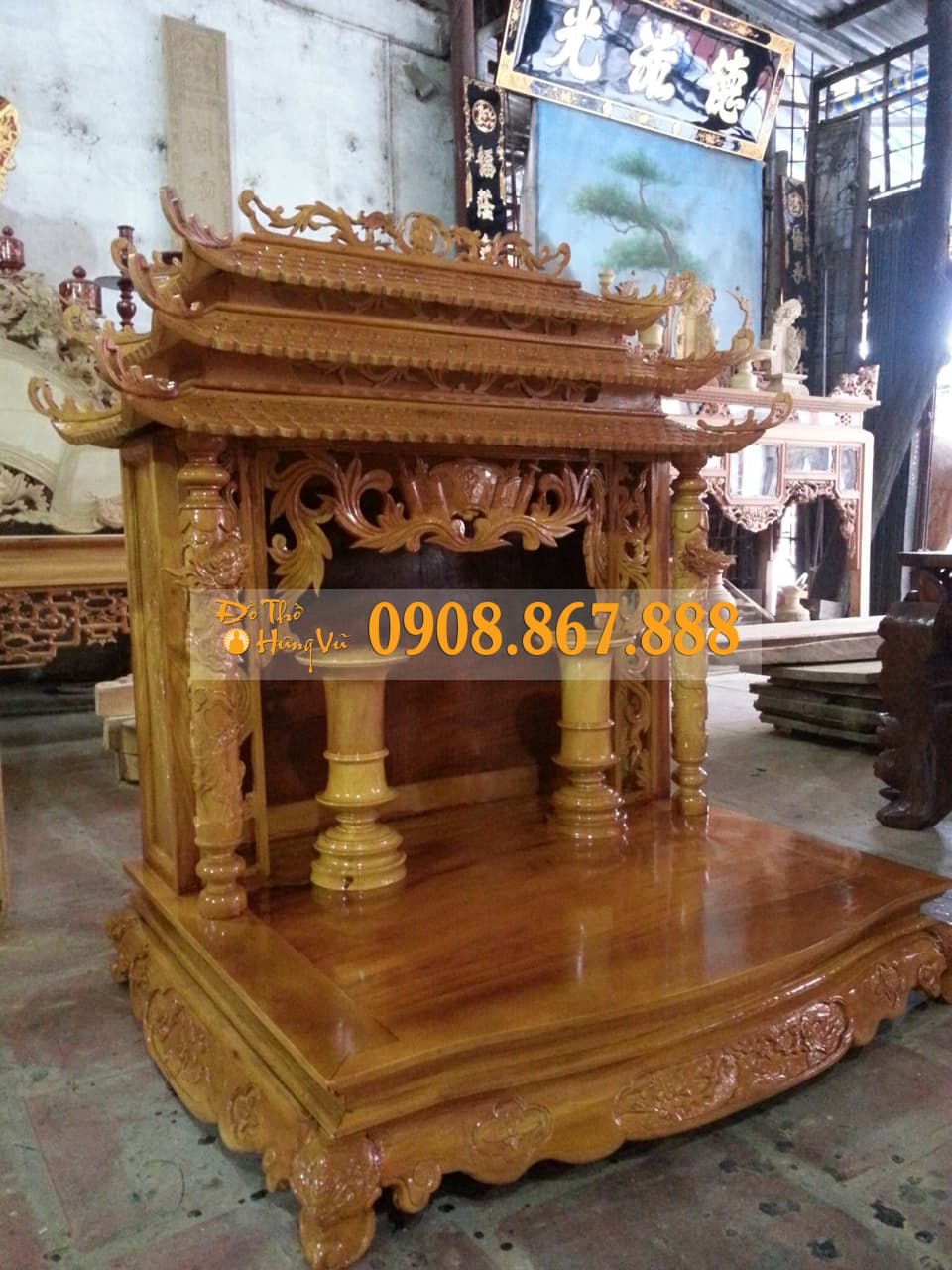 Bàn Thờ Thần Tài Đẹp-03 Bàn Thờ Thần Tài Đẹp-03