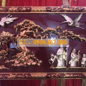 Mẫu tranh mừng thọ đẹp