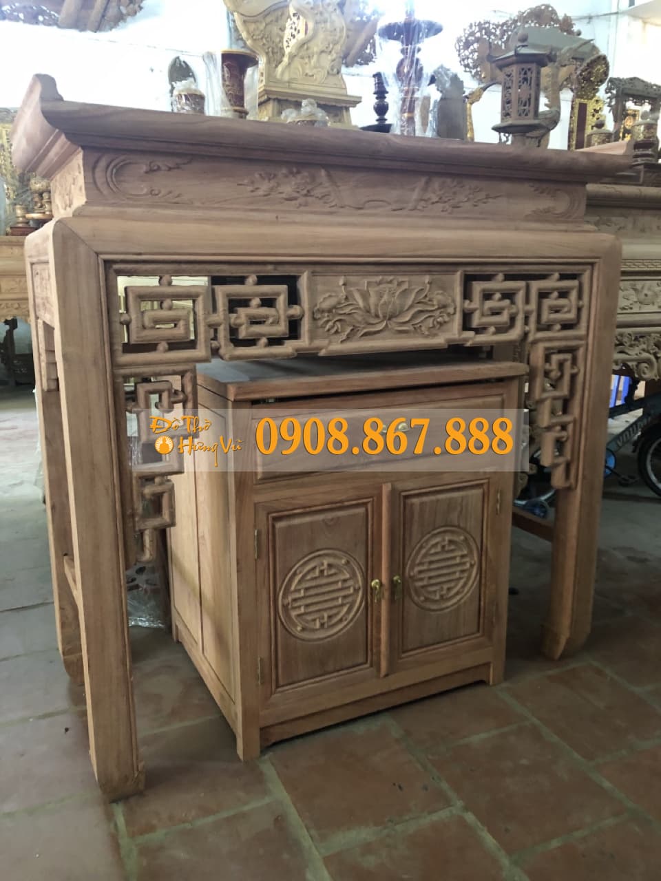 Mẫu bàn thờ đẹp 040 Mẫu bàn thờ đẹp 040