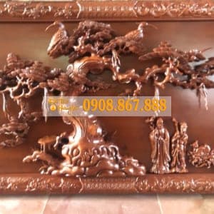 Mẫu tranh mừng thọ đẹp