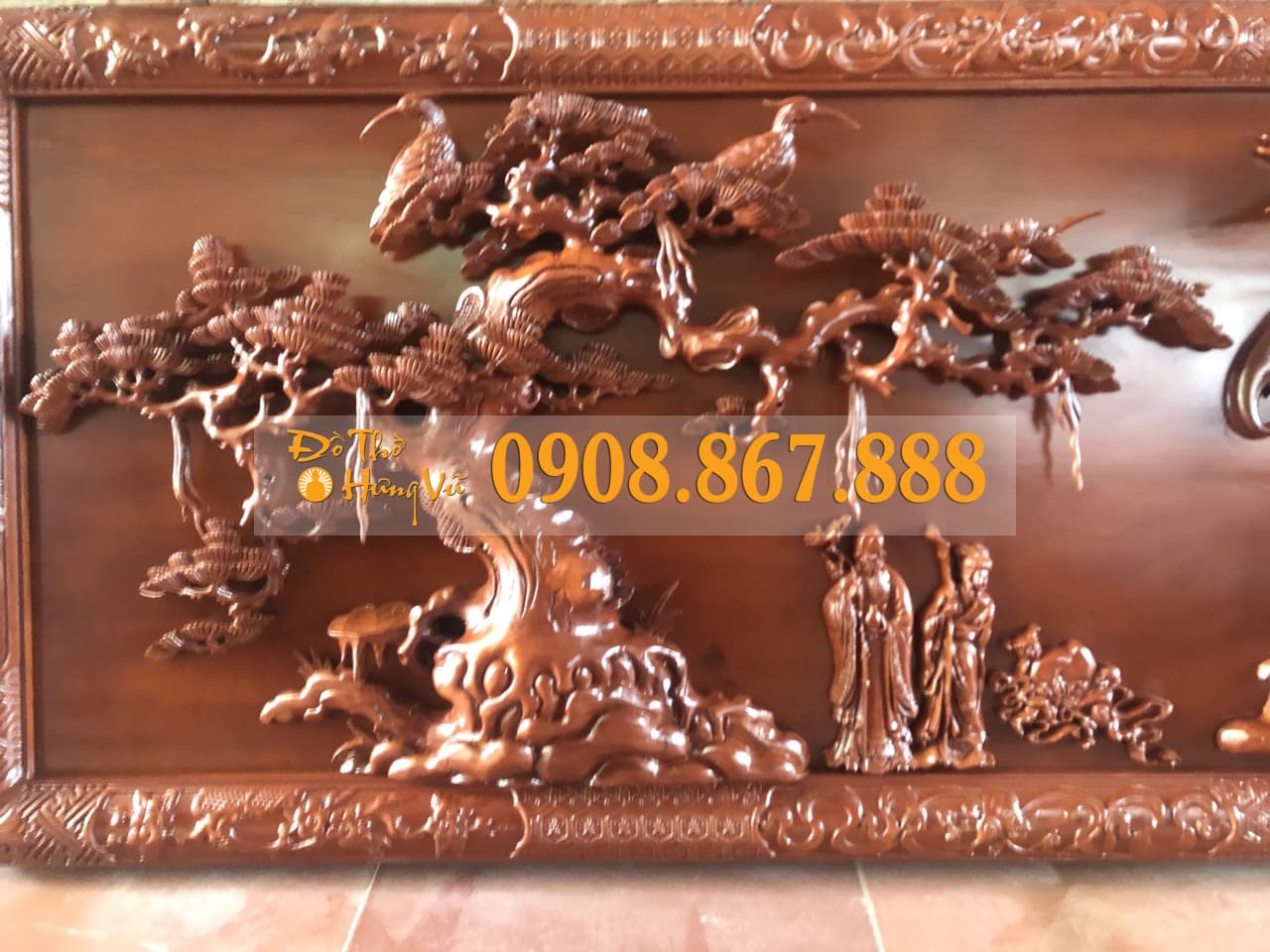 Mẫu tranh mừng thọ đẹp