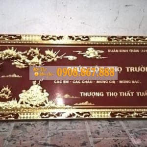 Mẫu tranh mừng thọ đẹp