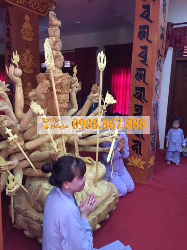 Tượng Phật Bà Quan Âm thiên thủ thiên nhãn 11