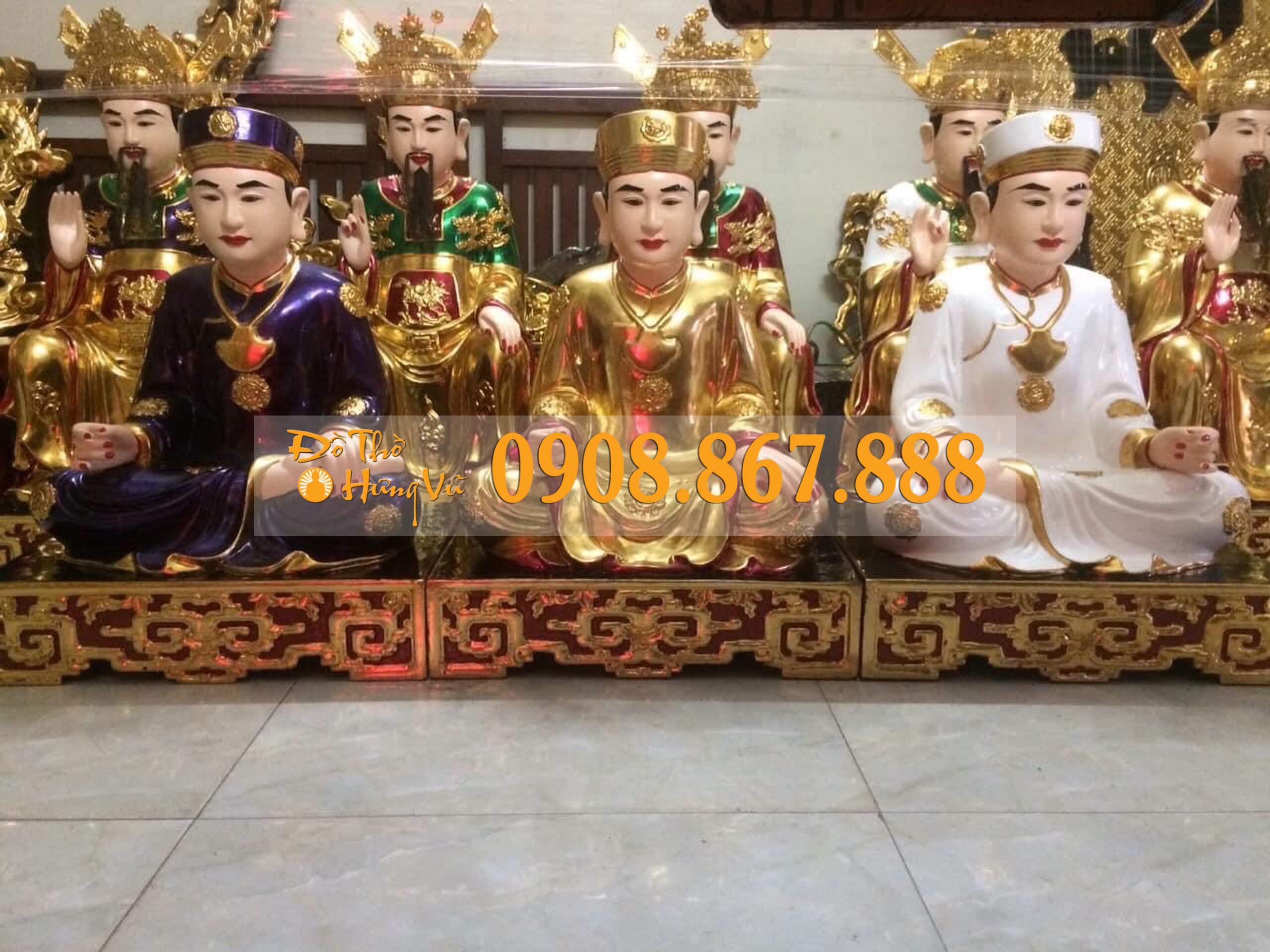 Tượng Ông Hoàng Sơn Son Thếp Vàng Tượng Ông Hoàng Sơn Son Thếp Vàng