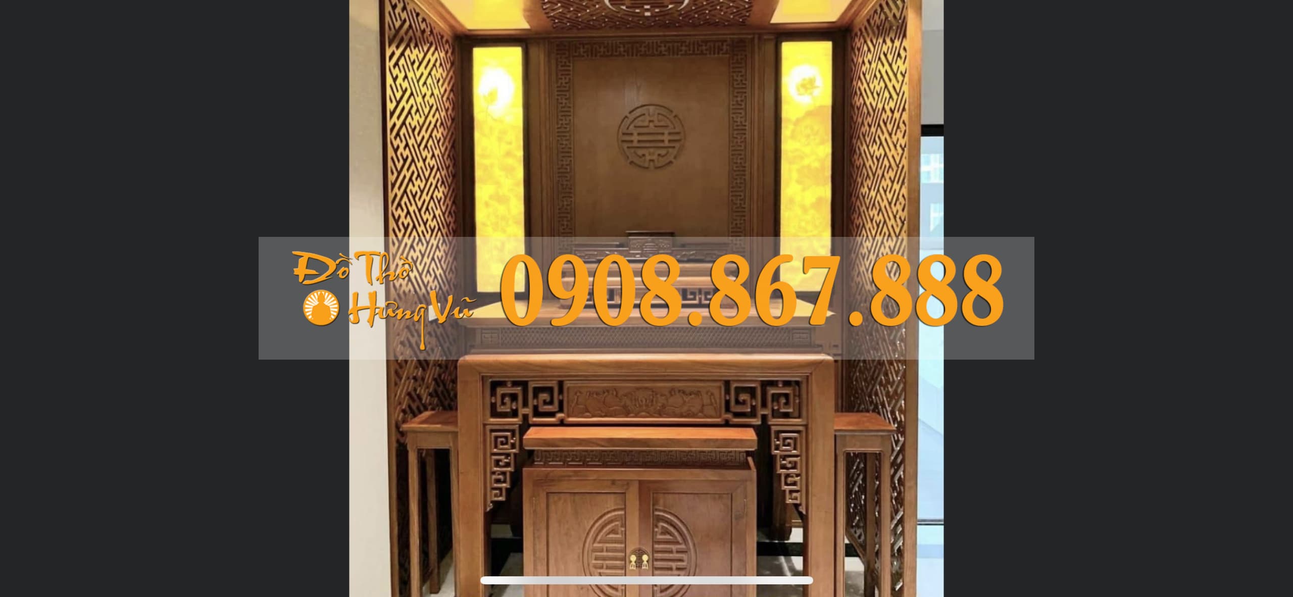 Mẫu bàn thờ 1m27