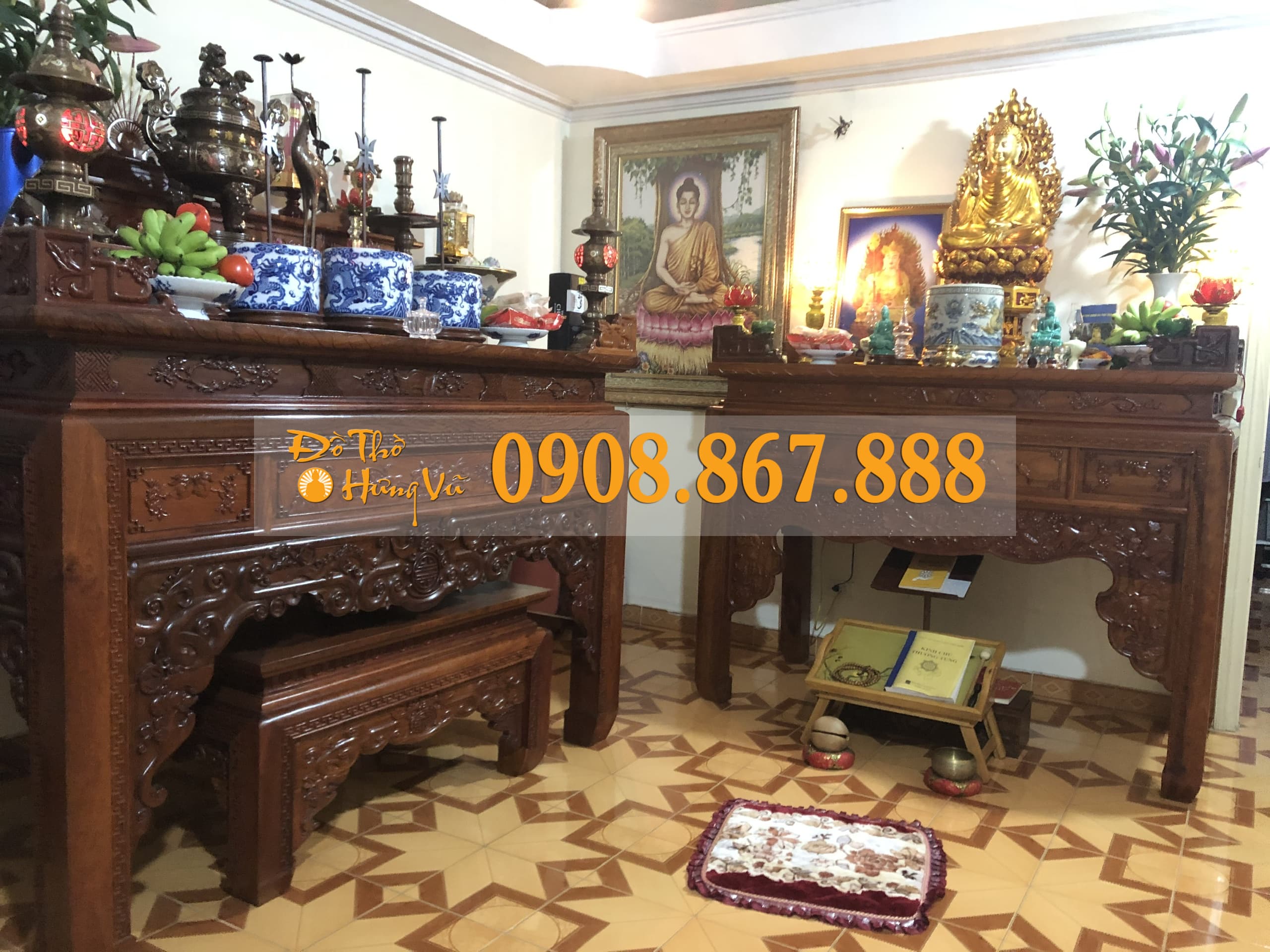 Án gian thờ tam cấp