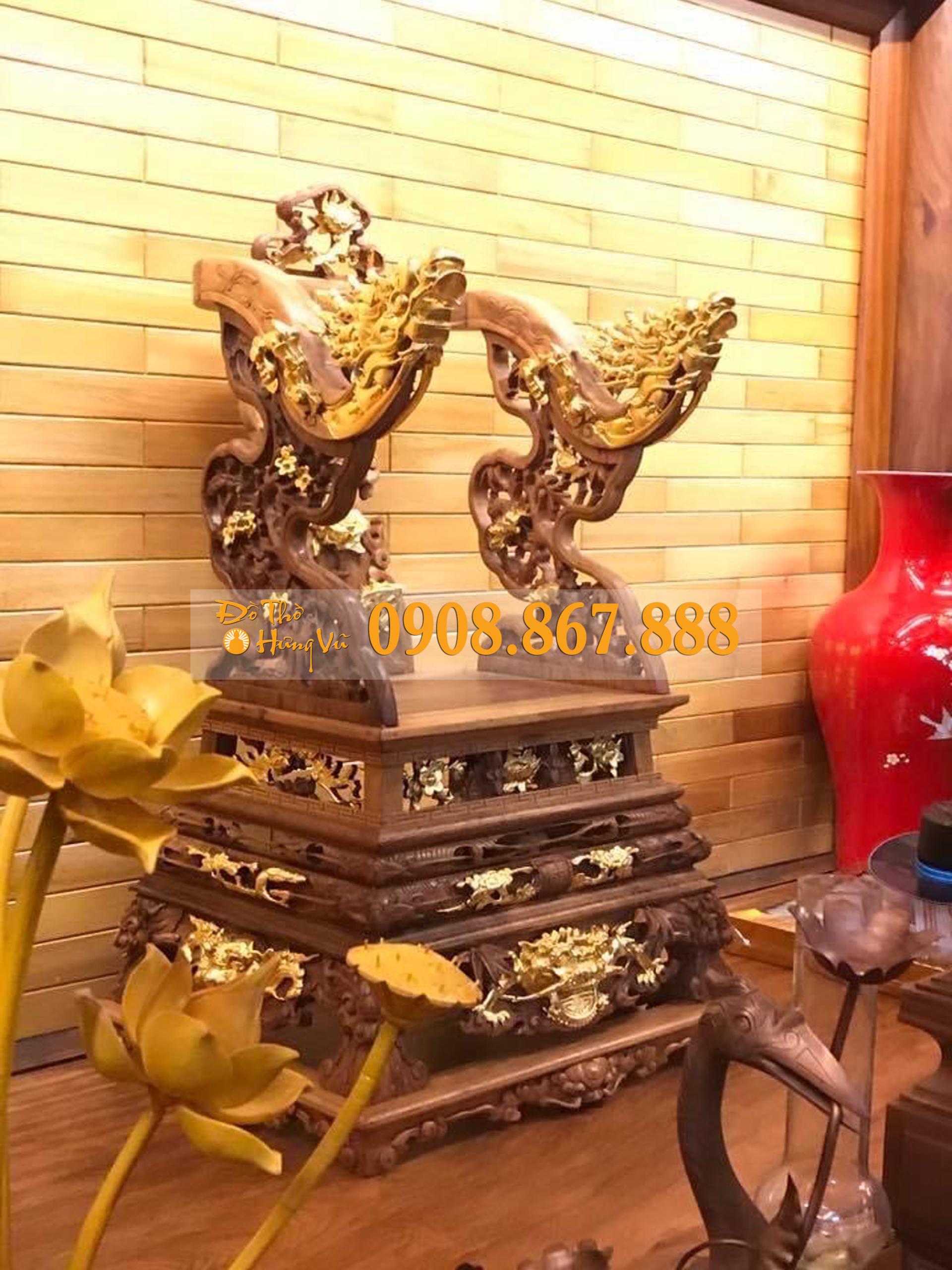 Ngai Gụ Ta Thếp Vàng Điểm NG-1023