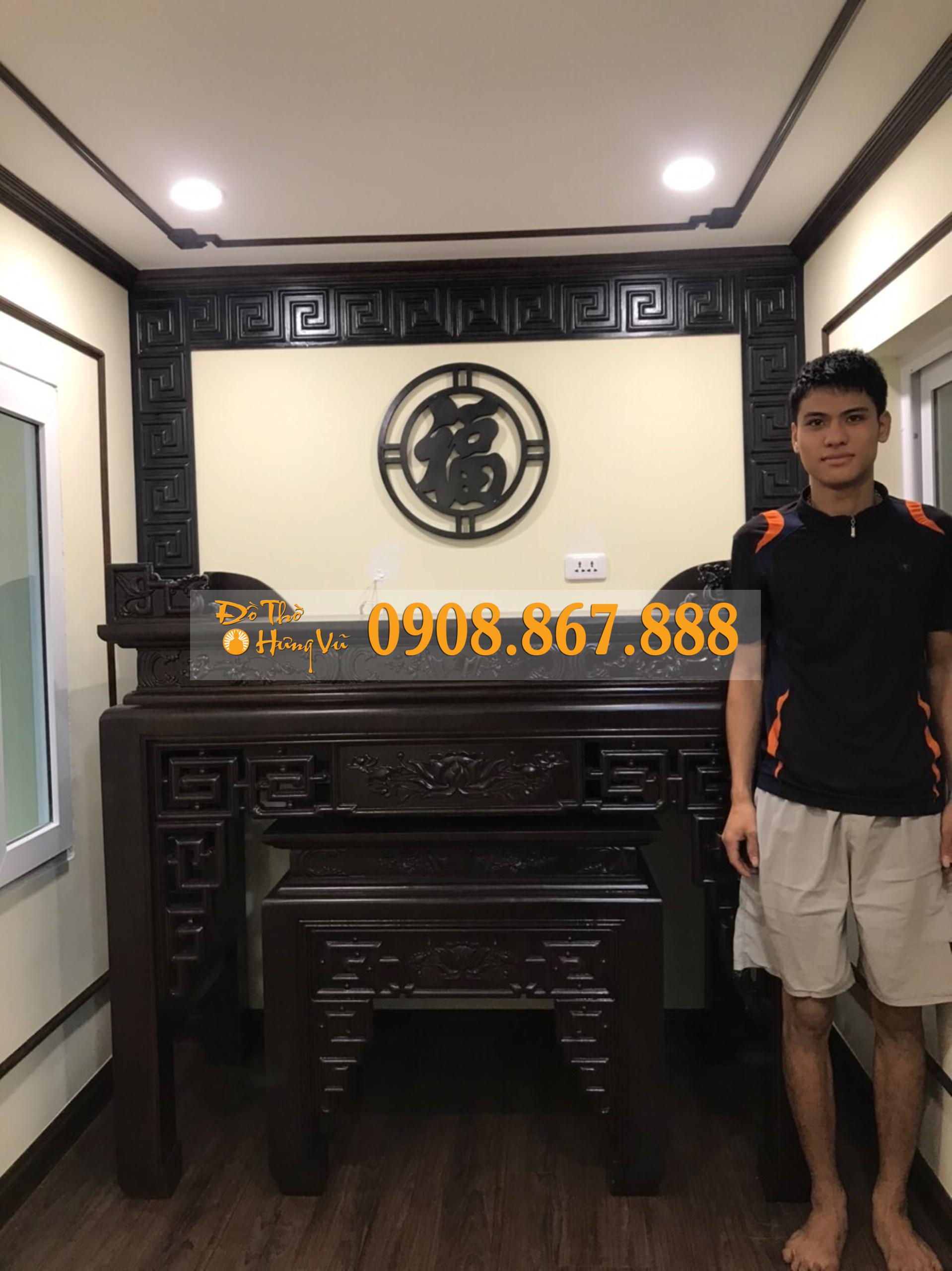 Bàn Thờ Triện Sen Hương Đá 042 Bàn Thờ Triện Sen Hương Đá 042