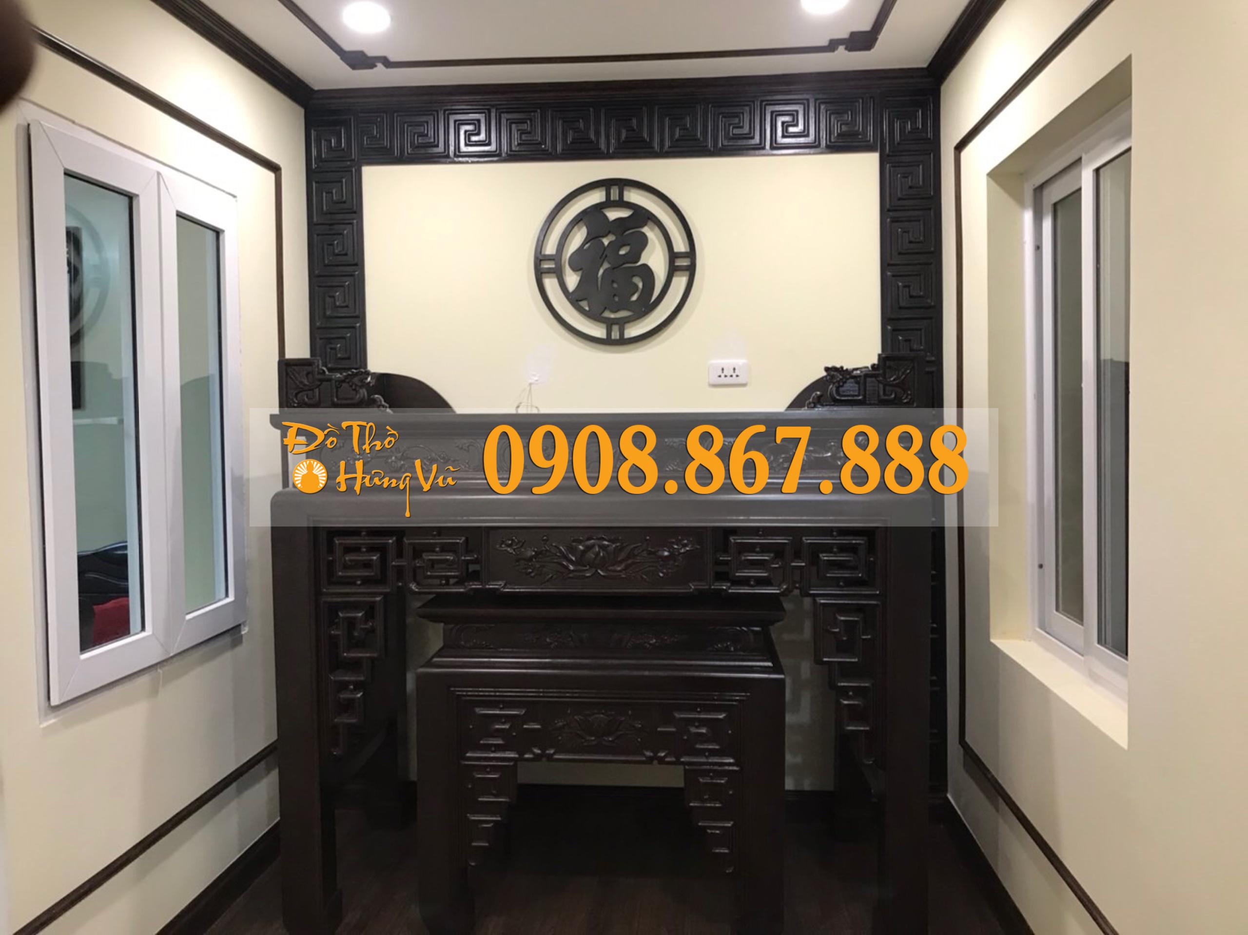 Bàn Thờ Triện Sen Hương Đá 042 Bàn Thờ Triện Sen Hương Đá 042