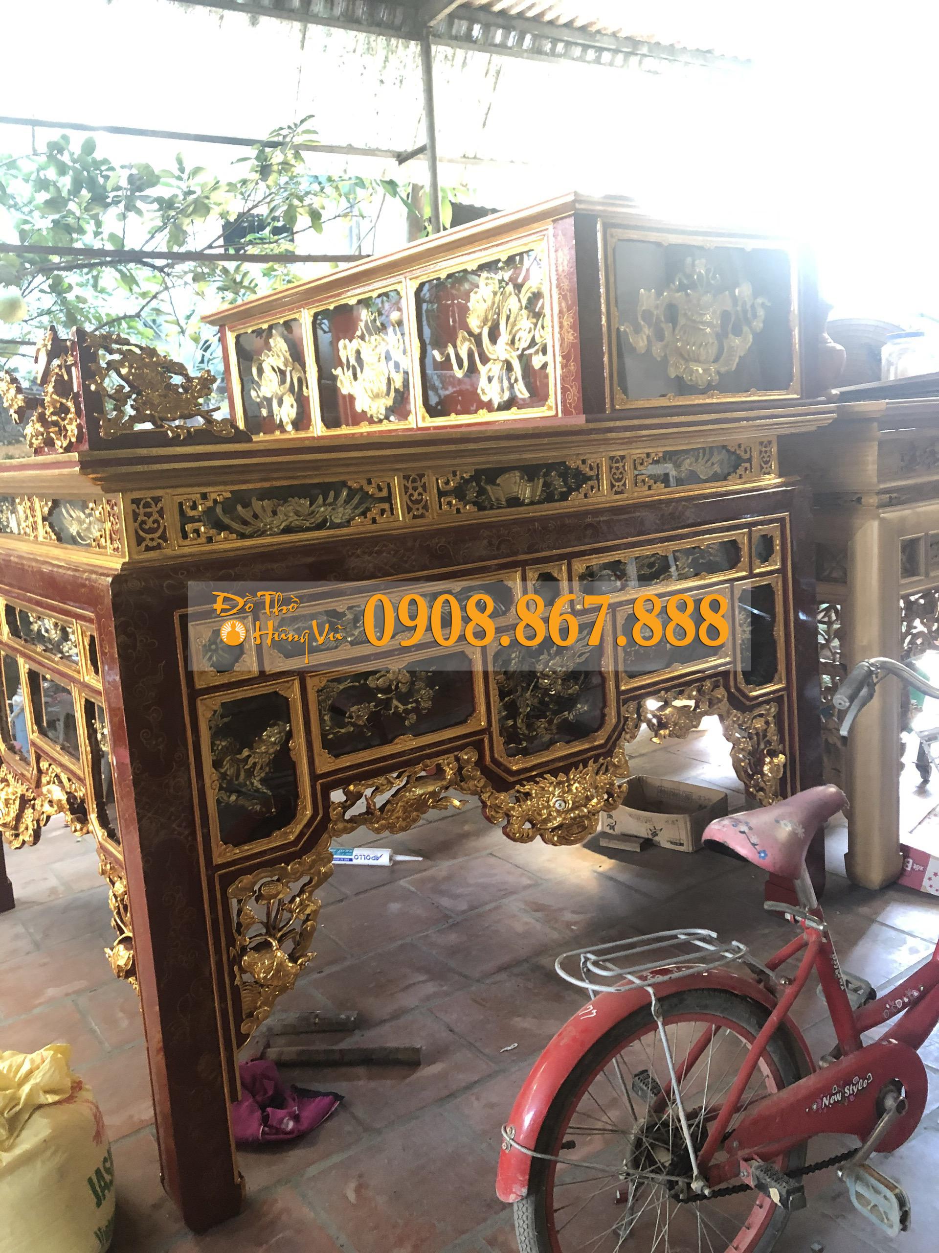 Bàn Thờ Ô Xa Gỗ Mít 0012 Bàn Thờ Ô Xa Gỗ Mít 0012