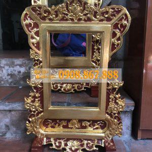 Khung Ảnh Gỗ Mít Sơn Son KA-001 Khung Ảnh Gỗ Mít Sơn Son KA-001