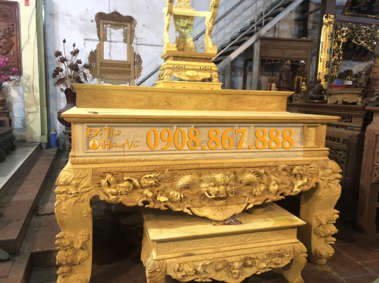 Sập Thờ Gỗ Mít Đẹp SĐ-0258