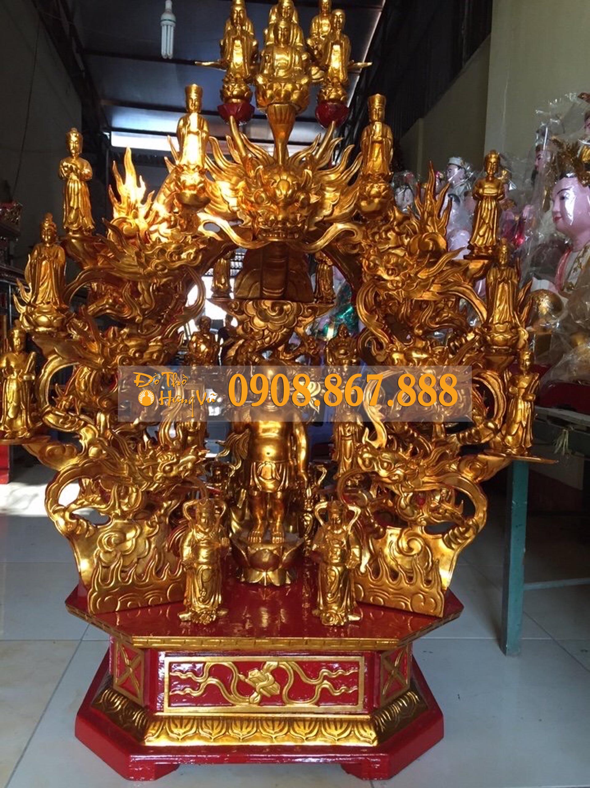 Tòa Cửu Long Gỗ Mít Đẹp 01 Tòa Cửu Long Gỗ Mít Đẹp 01