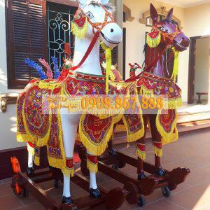 Ngựa Thờ Gỗ Mít NT-09