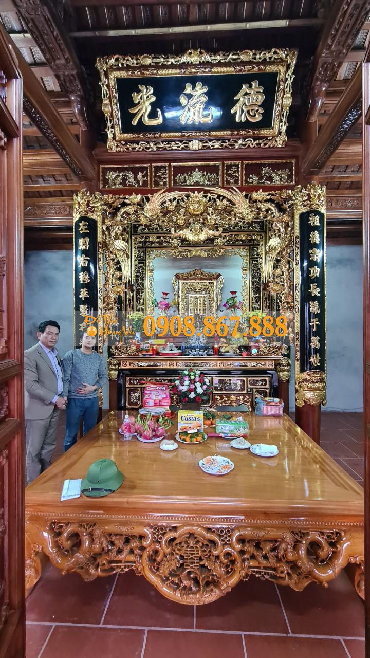đồ thờ gian thờ truyền thống đồ thờ ba vì