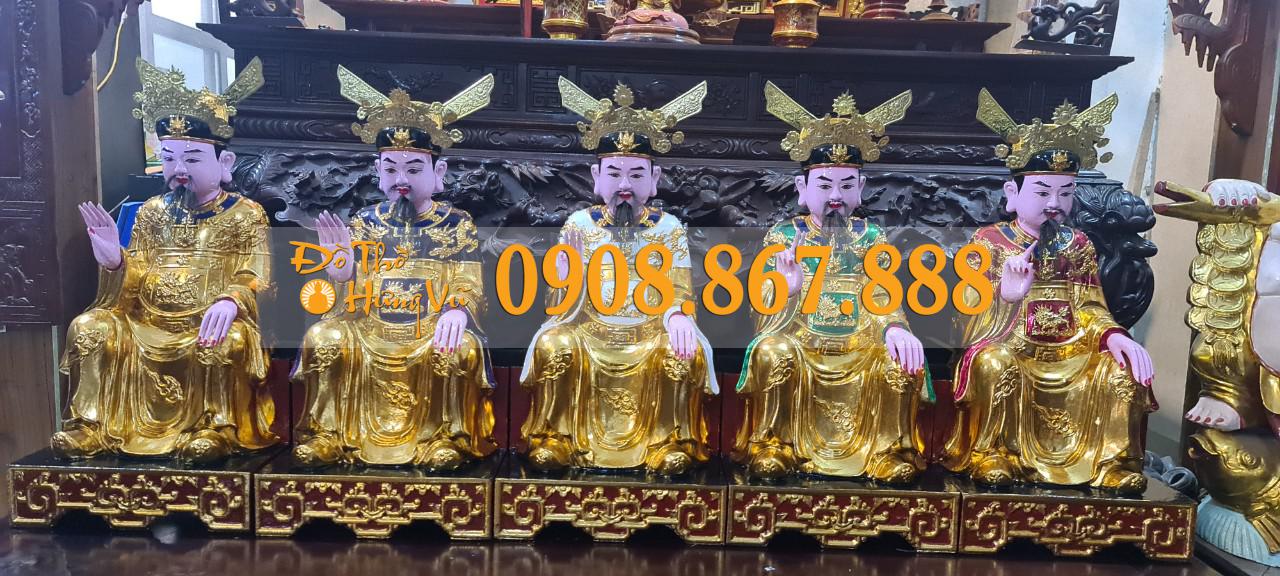 Tượng Ngũ Vị Tôn Quan Gỗ Mít Tượng Ngũ Vị Tôn Quan Gỗ Mít