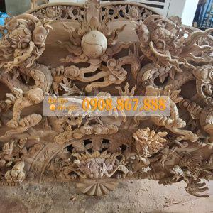 Tranh quạt gỗ tứ linh Tranh quạt gỗ tứ linh