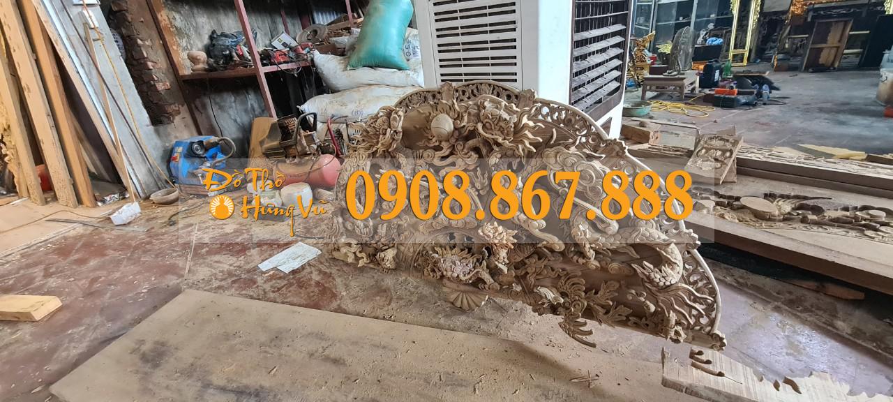 Tranh quạt gỗ tứ linh Tranh quạt gỗ tứ linh