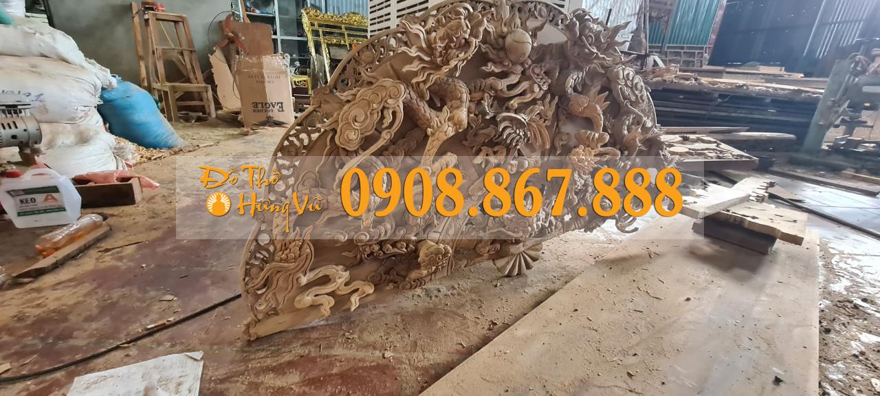 Tranh quạt gỗ tứ linh Tranh quạt gỗ tứ linh