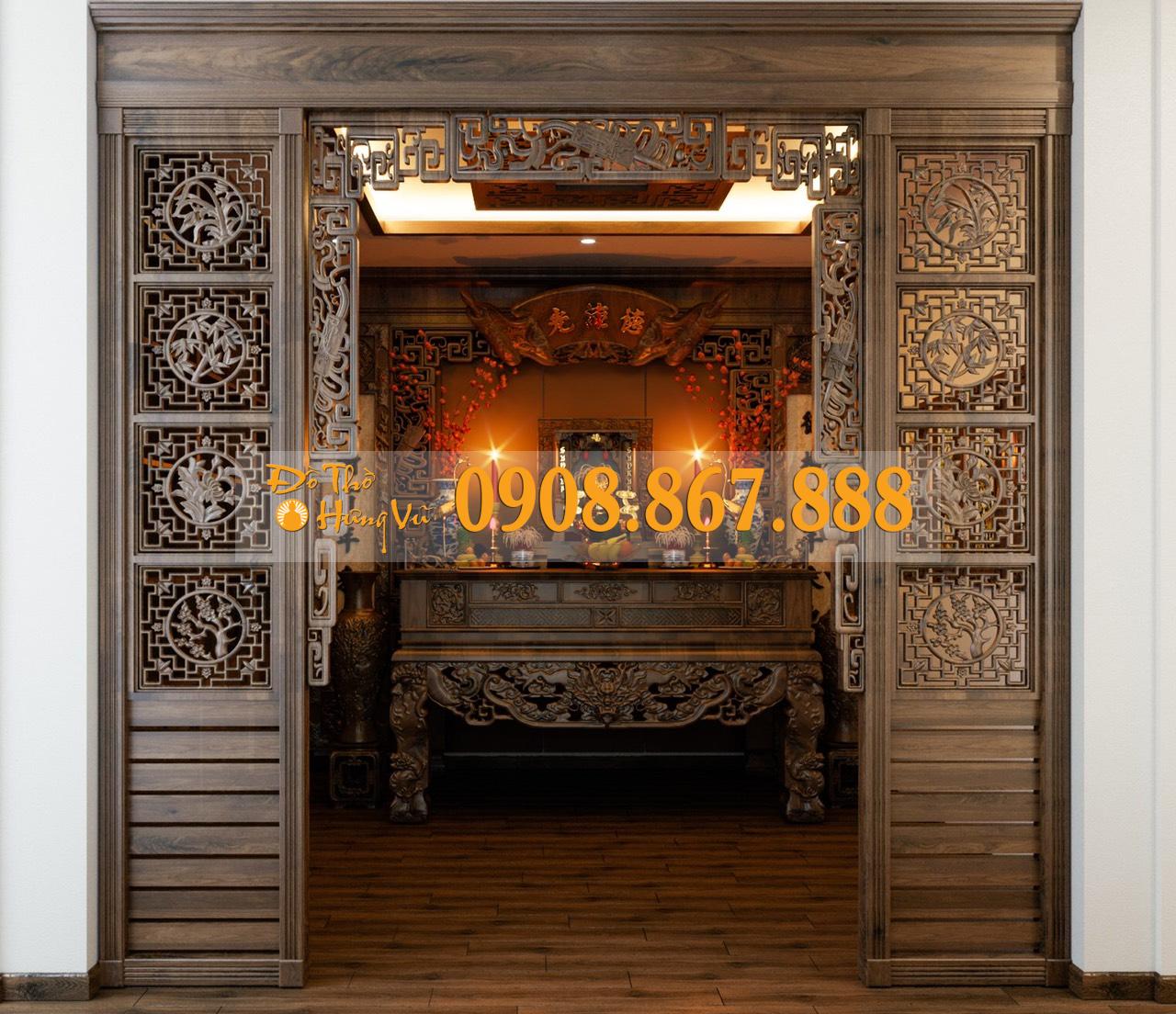 Phòng Thờ Đẹp Biệt Thự Hiện Đại PT-03 Phòng Thờ Đẹp Biệt Thự Hiện Đại PT-03