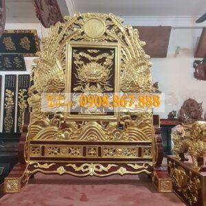 Giá Gương Gỗ Thếp Vàng 9999 Mẫu Huế GG-02