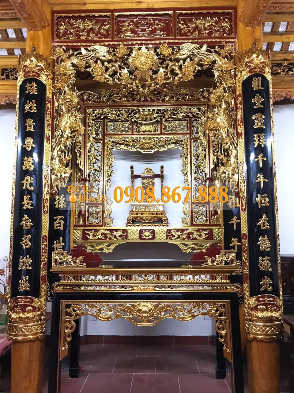 24 +Mẫu Bàn Thờ Cửa Võng