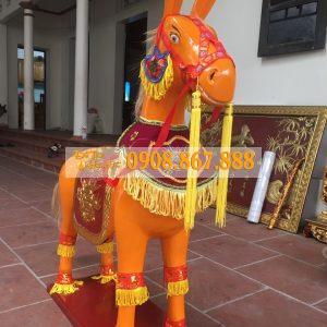 Ngựa Thờ Gỗ Mít Nhỏ NT-05 Ngựa Thờ Gỗ Mít Nhỏ NT-05