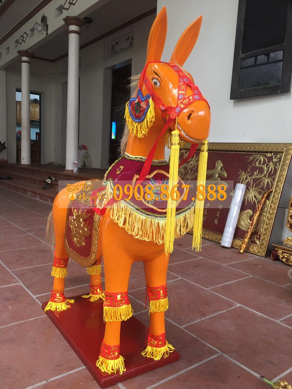 Ngựa Thờ Gỗ Mít Nhỏ NT-05 Ngựa Thờ Gỗ Mít Nhỏ NT-05