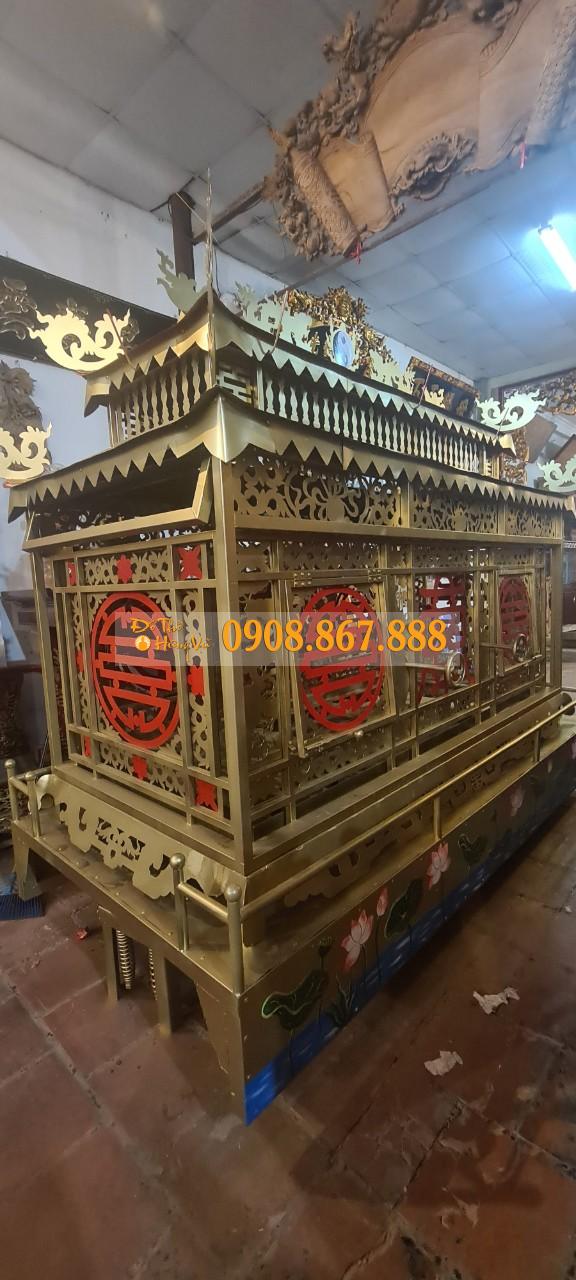 Giá Xe Tang Lễ Inox Kéo Tay Giá Xe Tang Lễ Inox Kéo Tay